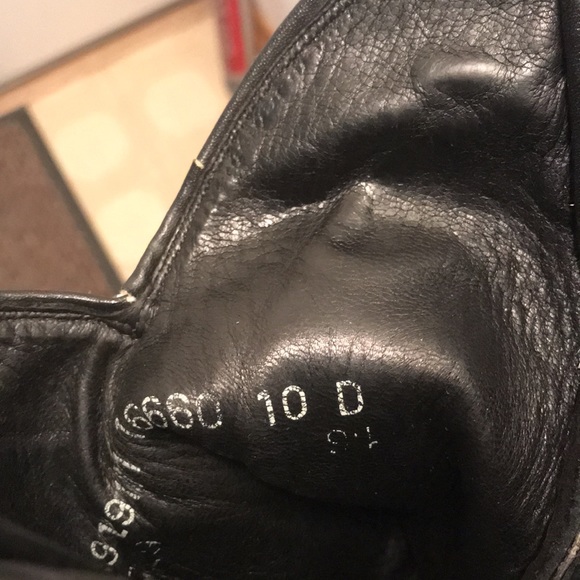 Dan Posts Men Cowboy Boots Sz 10D Black - Picture 9 of 11